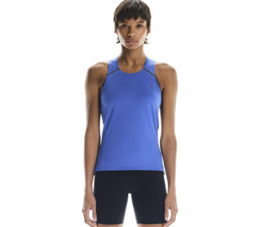On Women's Performance Tank - Zaffre/Navy
