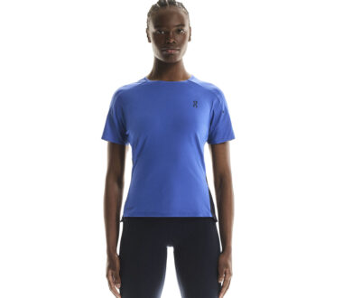 On Women's Performance-T - Zaffre/Navy