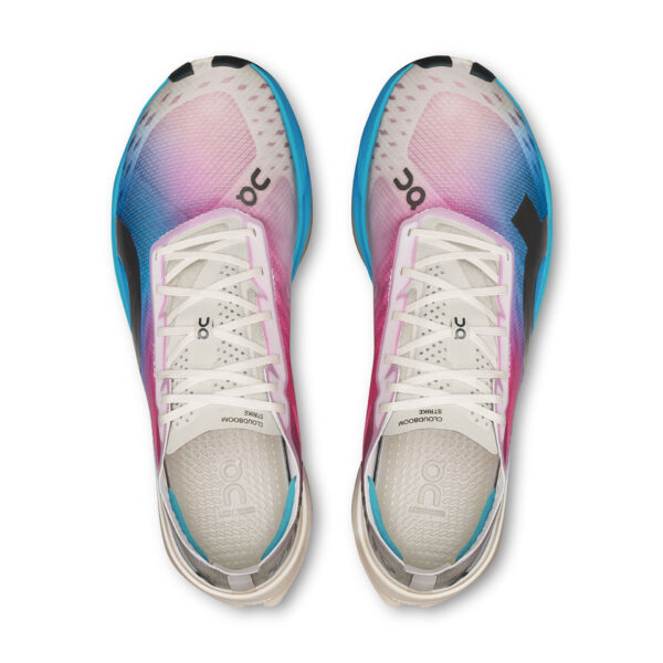On Men's Cloudboom Strike - White/Horizon - Image 4