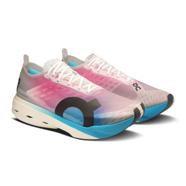On Men's Cloudboom Strike - White/Horizon - Image 3