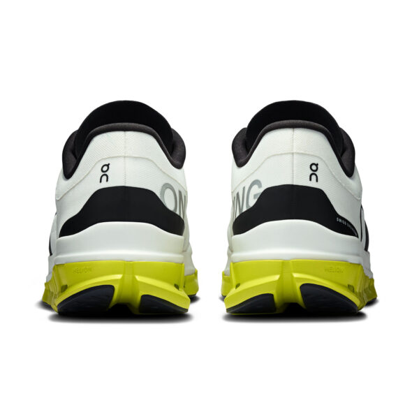 On Men's Cloudflow 5 - White/Lime - Image 6