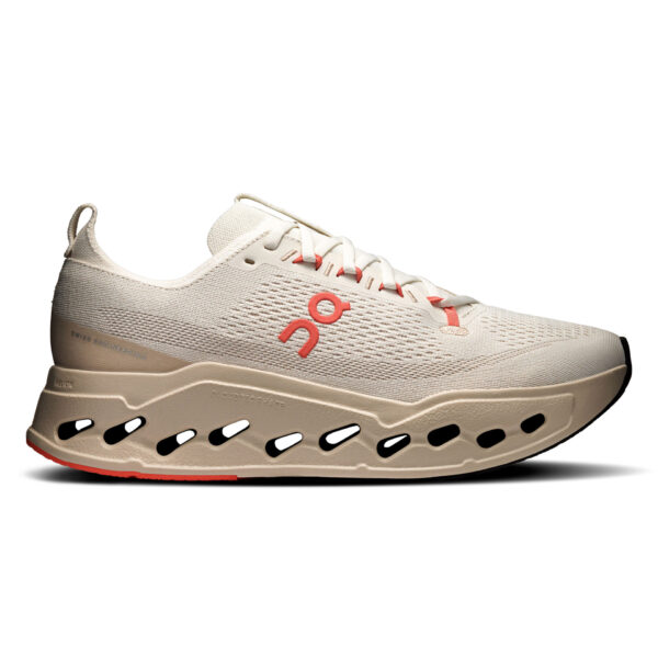 On Men's Cloudsurfer Max - Ivory/Salmon