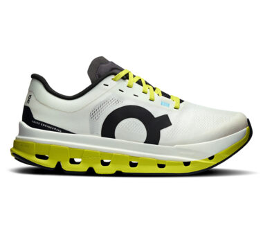 On Women's Cloudflow 5 - White/Lime