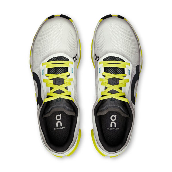 On Women's Cloudflow 5 - White/Lime - Image 4