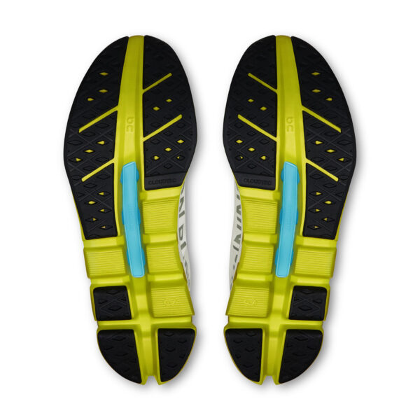 On Women's Cloudflow 5 - White/Lime - Image 5