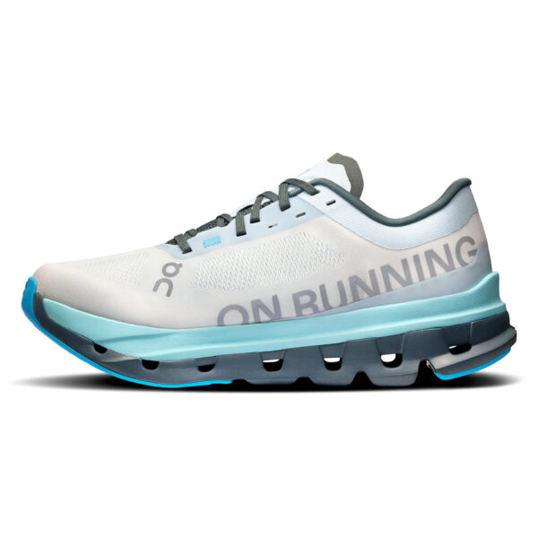 On Women's Cloudflow 5 - Arctic/Stone - Image 2