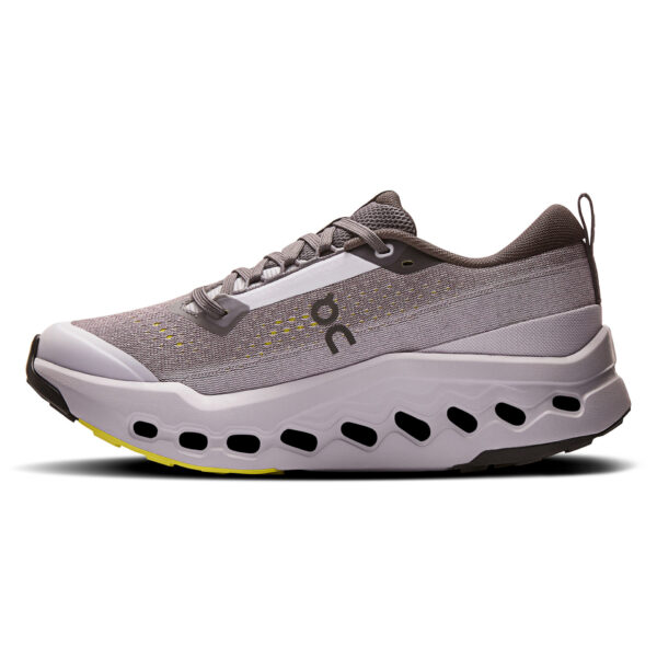 On Women's Cloudsurfer Trail 2 - Iron/Lilac - Image 2