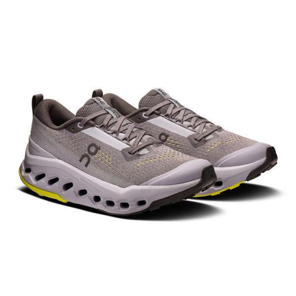 On Women's Cloudsurfer Trail 2 - Iron/Lilac - Image 3