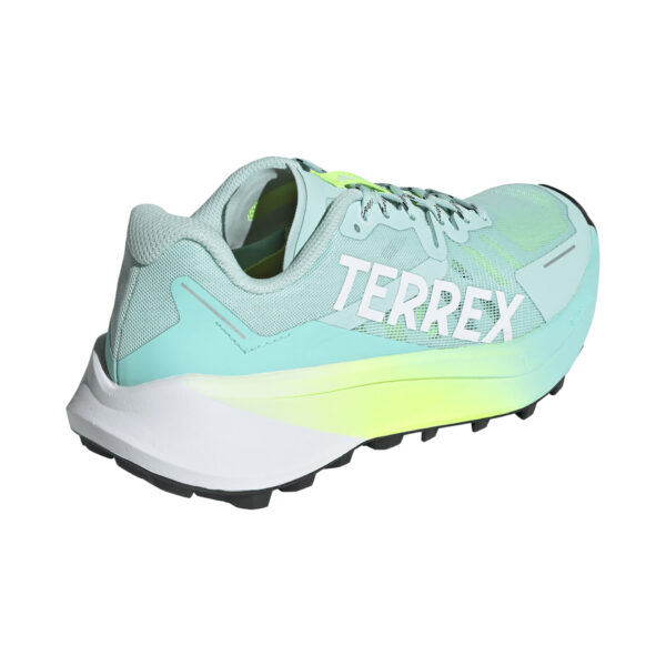 adidas Women's Terrex Agravic 3 - Semi Flash Aqua/Cloud White/Lucid Lemon - Image 4