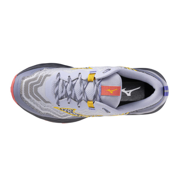 Mizuno Women's Wave Daichi 9 - Icelandic Blue/Citrus/Calypso - Image 3