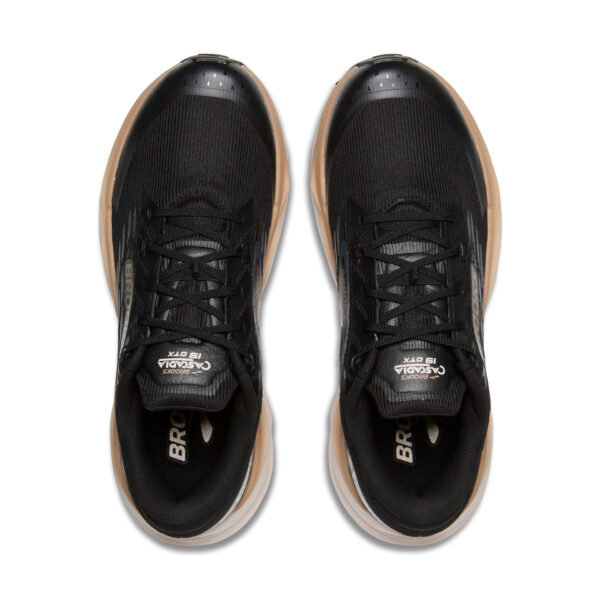 Brooks Men's Cascadia 19 GTX - Black/Ebony/Chateau Gray - Image 6