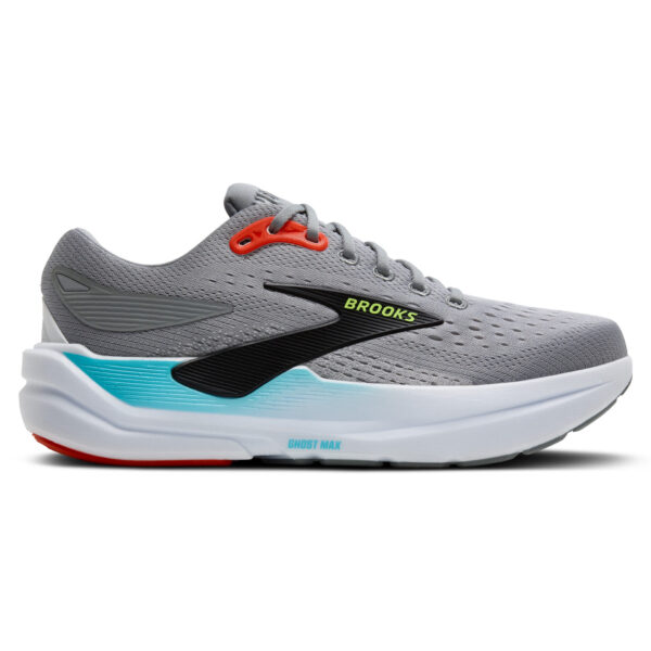 Brooks Men's Ghost Max 3 - Primer Grey/Antarctica/Red