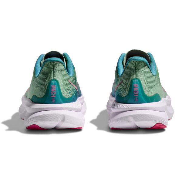 Hoka Women's Mach 6 - Jadeite/Alpine Blue - Image 8