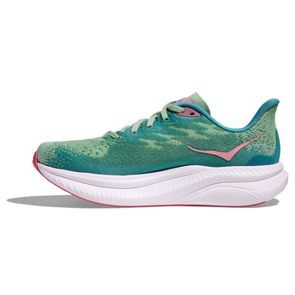 Hoka Women's Mach 6 - Jadeite/Alpine Blue - Image 2