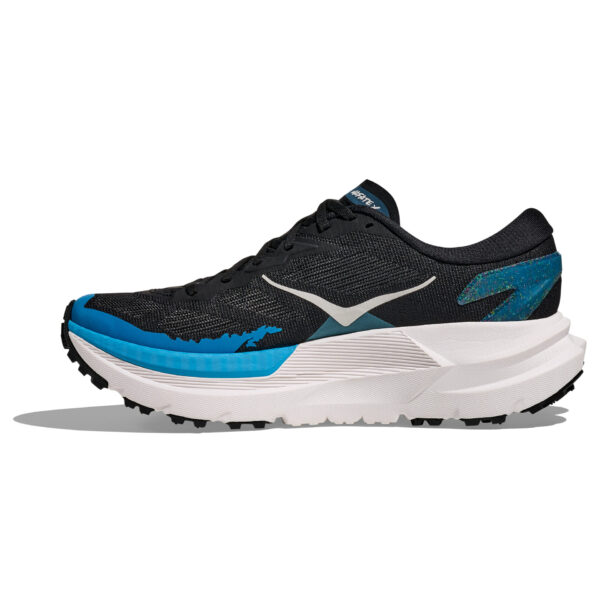 Hoka Men's Mafate X - Black/Skyward Blue - Image 2