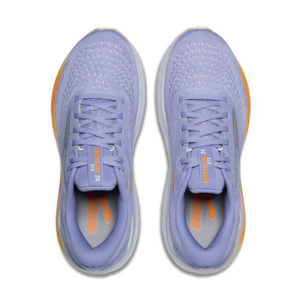 Brooks Women's Adrenaline GTS 24 - Blue Heron/White/Orange - Image 5