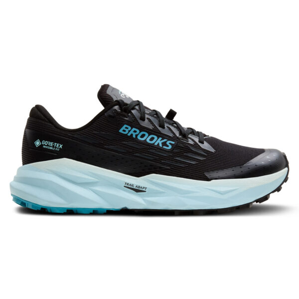 Brooks Women's Cascadia 19 GTX - Black/Ebony/Blue Flower