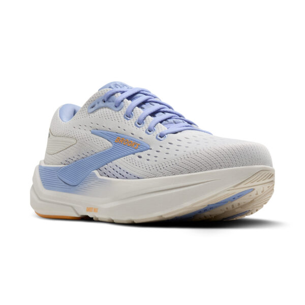 Brooks Women's Ghost Max 3 - Coconut/Blue Heron/Orange - Image 3