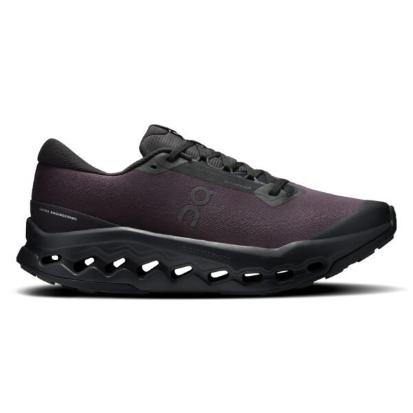 On Men's Cloudsurfer Trail 2 Waterproof - Black/Black