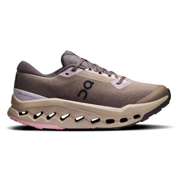 On Women's Cloudsurfer Trail 2 Waterproof - Cinder/Desert