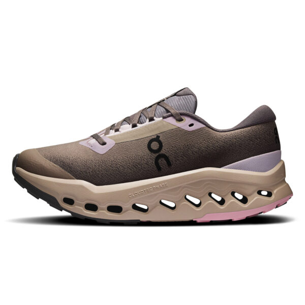 On Women's Cloudsurfer Trail 2 Waterproof - Cinder/Desert - Image 7