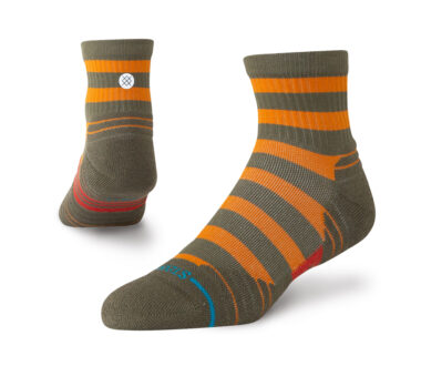 Stance Lumberjack Mid Ribbed Quarter - Military Green