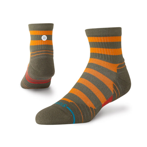 Stance Lumberjack Mid Ribbed Quarter - Military Green