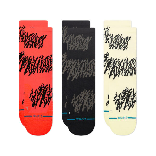 Stance Glacier Light Crew 3 Pack - Neon Pink