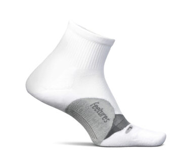 Feetures Elite Light Cushion Quarter - White