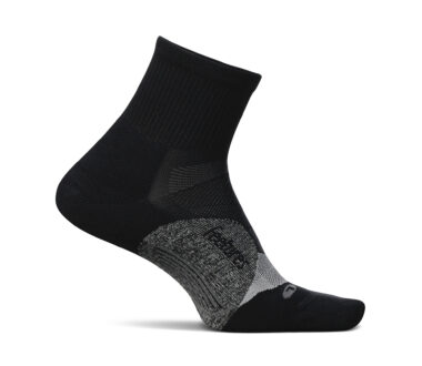 Feetures Elite Light Cushion Quarter - Black