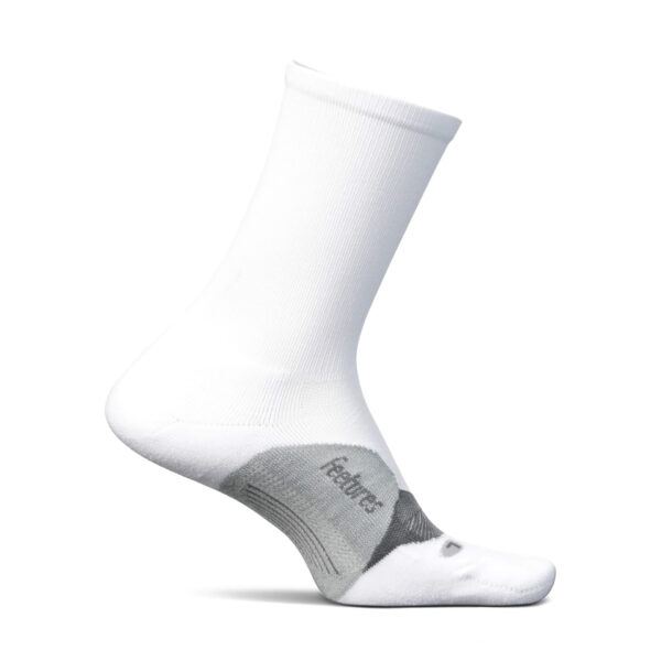 Feetures Elite Light Cushion Mini Crew - White
