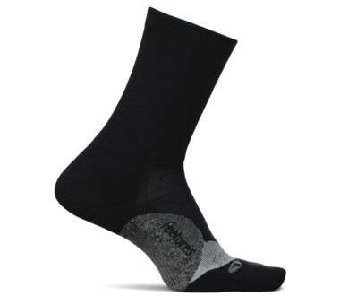 Feetures Elite Light Cushion Mini Crew - Black