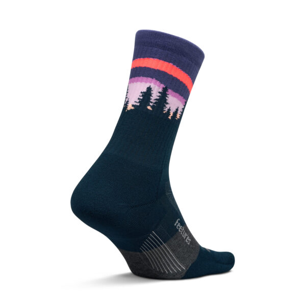 Feetures Trail Max Cushion Mini Crew - Purple Aurora - Image 2