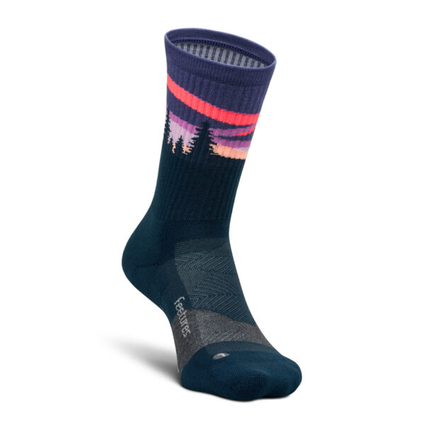 Feetures Trail Max Cushion Mini Crew - Purple Aurora - Image 4