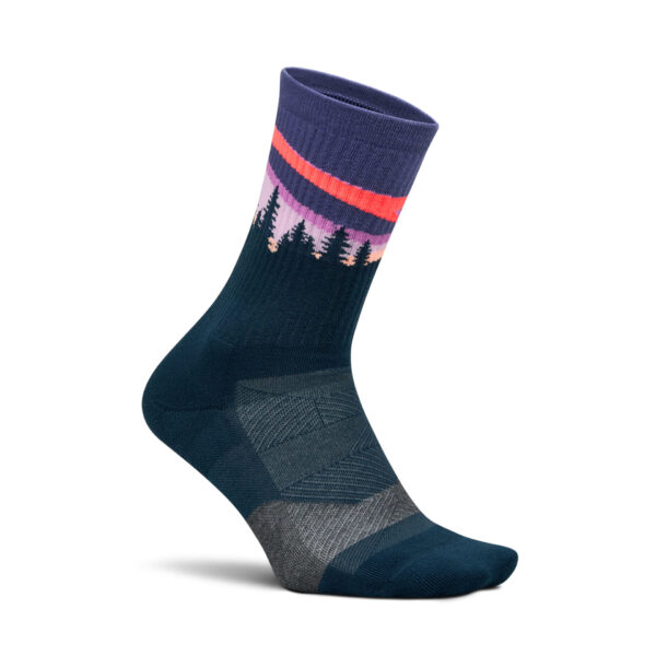 Feetures Trail Max Cushion Mini Crew - Purple Aurora - Image 5