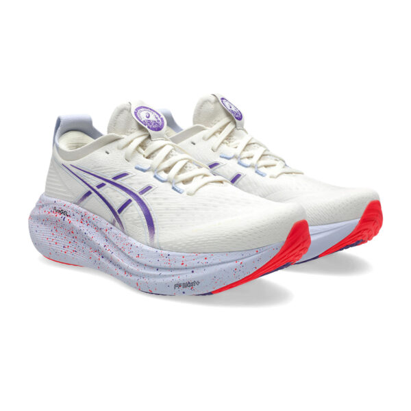 Asics Men's Gel-Nimbus 27 Tokyo - Cream/Edo Purple - Image 3