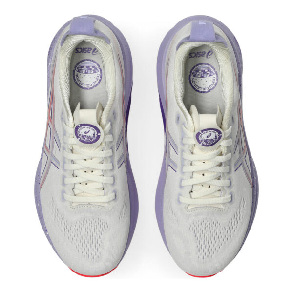 Asics Women's Gel-Kayano 32 Tokyo - Cream/Edo Purple - Image 5