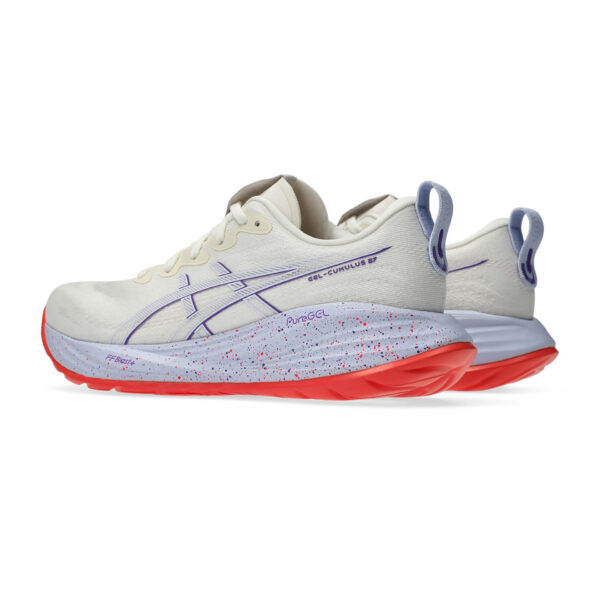 Asics Women's Gel-Cumulus 27 Tokyo - Cream/Edo Purple - Image 4