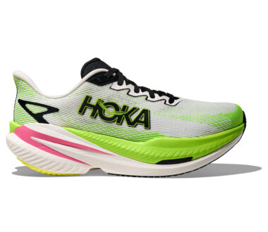Hoka Women's Mach X 3 - White/Neon Lime