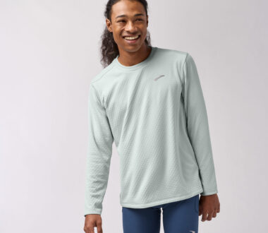 Brooks Men's Notch Thermal Long Sleeve 3.0 - Smoke