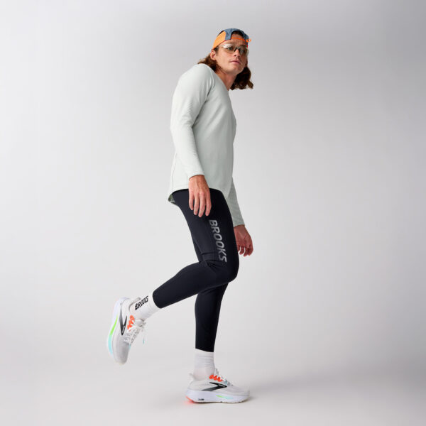 Brooks Men's Notch Thermal Long Sleeve 3.0 - Smoke - Image 3