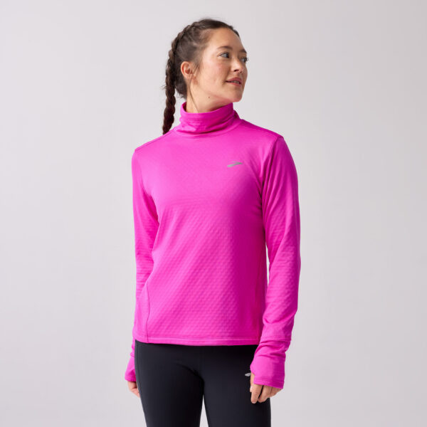Brooks Women's Notch Thermal Long Sleeve 3.0 - Magenta