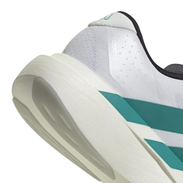 Adidas Men's Adizero Evo SL - Ftwr White/Pure Teal/Grey Four - Image 8