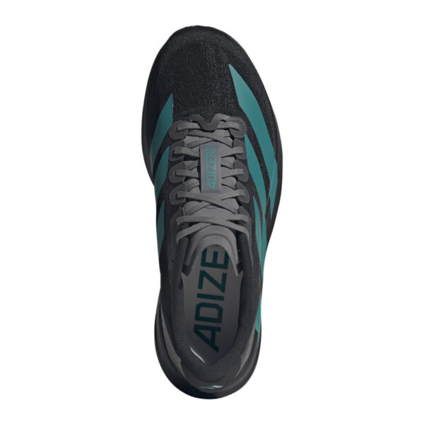 Adidas Men's Adizero Evo SL - Core Black/Pure Teal/Grey Four - Image 5
