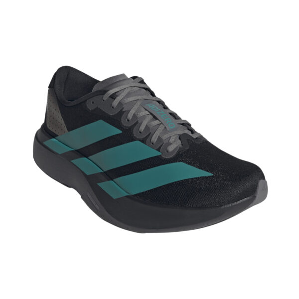 Adidas Men's Adizero Evo SL - Core Black/Pure Teal/Grey Four - Image 3