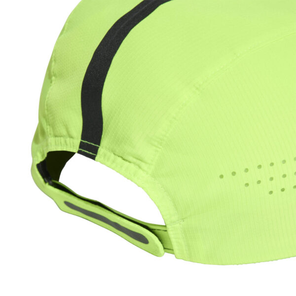 Adidas RunningXAdizero Cap - Lucid Lemon/Black Reflective - Image 4