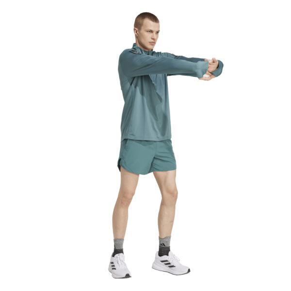 Adidas Men's Own The Run Half Zip - Preloved Teal - Image 3