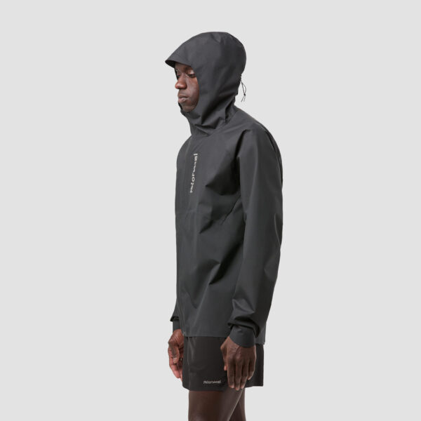 NNormal Men's Trail Rain Jacket - Black - Image 3