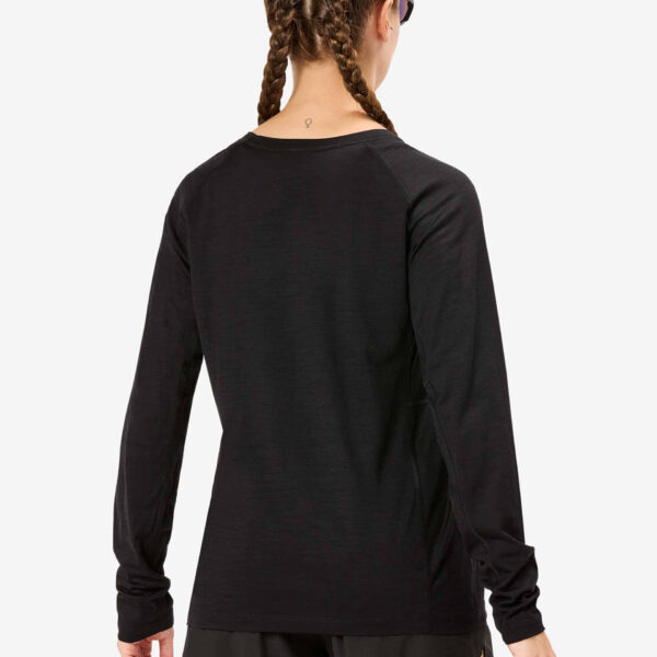 NNormal Women's Merino Long Sleeve T-shirt - Black - Image 4