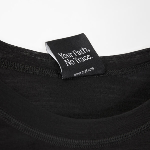 NNormal Women's Merino Long Sleeve T-shirt - Black - Image 6